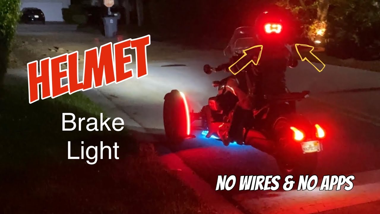 Стоп-сигнал на шлем BRAKE FREE. Никаких проводов. Никаких приложений. Будьте заметны. Будьте в бе...