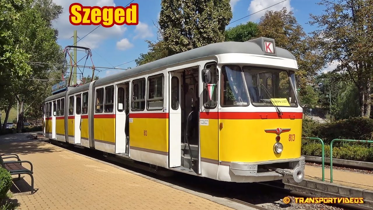 2020.08.20. - A 813-as pályaszámú FVV (Bengáli) villamos a szegedi 1-es, 2-es és 3-as vonalon