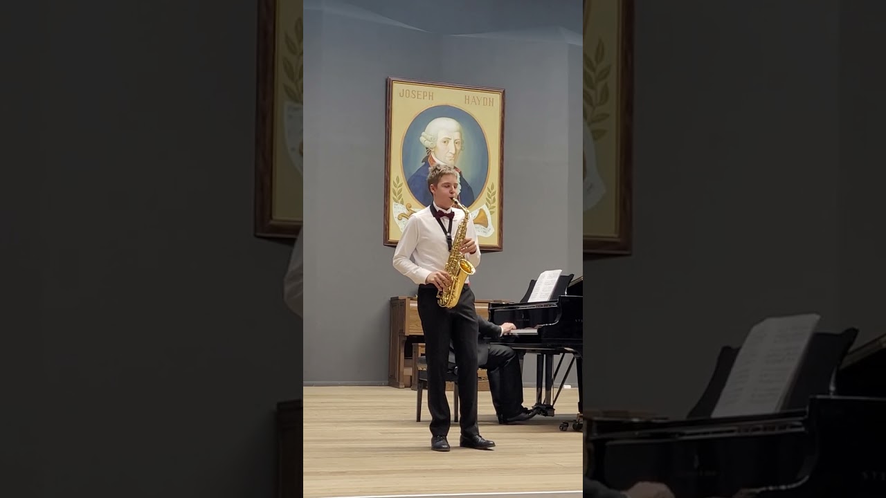 Л. Лунде Соната для саксофона и фортепиано 2, 3 части, Коробов Максим