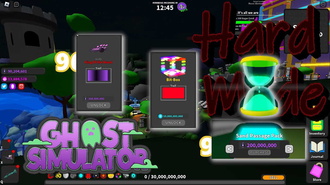 Main Hub Event Grinding; Ghost Simulator: [Ep 43] Hard Mode