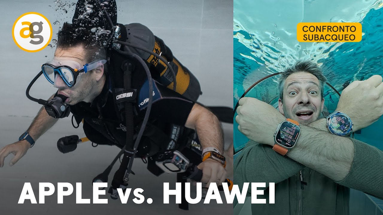 APPLE Watch ULTRA Vs. HUAWEI ULTIMATE sott'acqua. LA MIA PRIMA IMMERSIONE