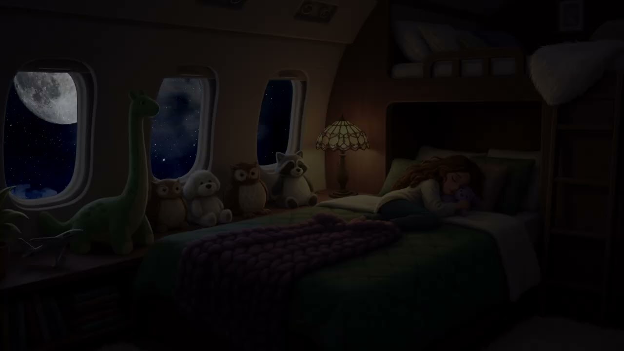 Jet Engine Ambience for Peaceful Night Flight Sleep