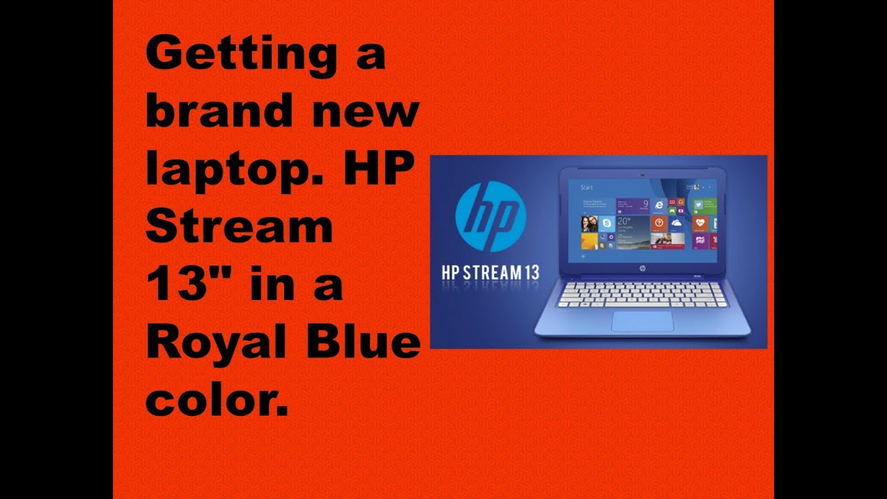 New Laptop!! HP Stream 13