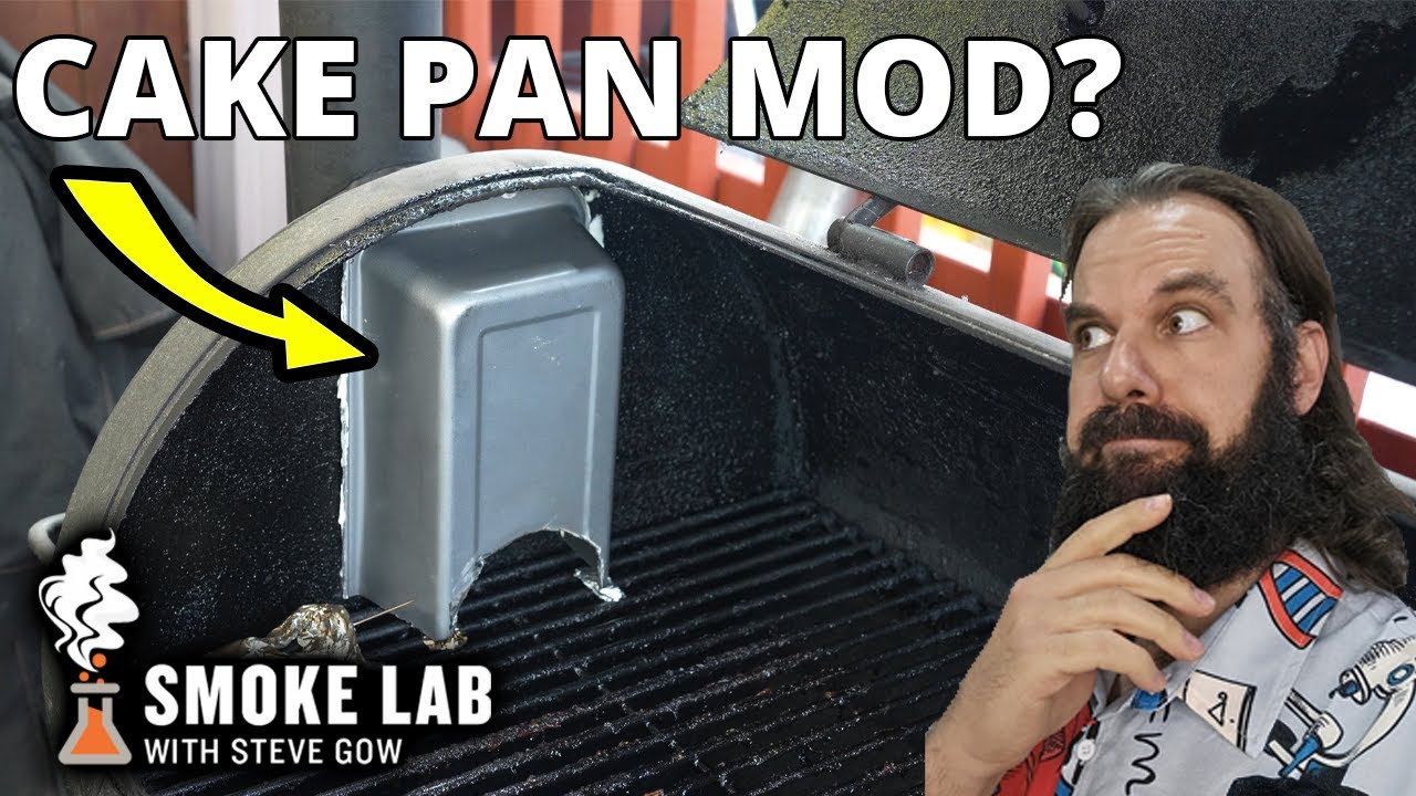 Should you lower your offset smoker stack with the CAKE PAN MOD?  | Smoke Lab with Steve Gow