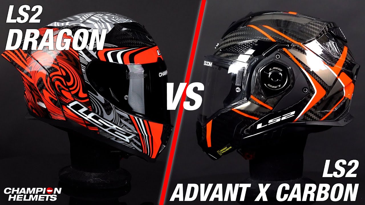 LS2 Dragon VS LS2 Advant X Carbon | Which Helmet Should You Choose?