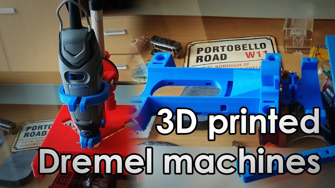 3D printed Dremel machines