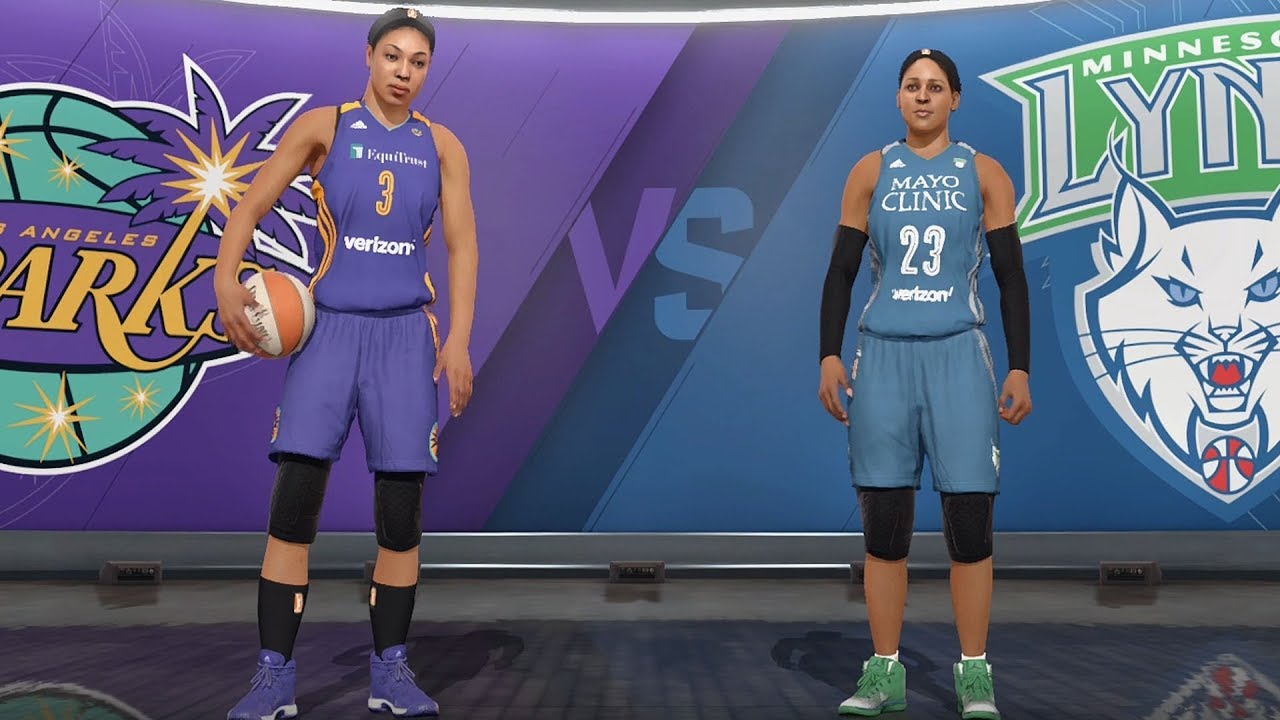 NBA Live 18 - Minnesota Lynx vs Los Angeles Sparks - WNBA Gameplay (HD) [1080p60FPS]
