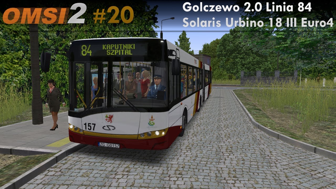 Omsi 2 #20 | Golczewo 2.0 Linia 84 | Solaris Urbino 18 III Euro4 #157