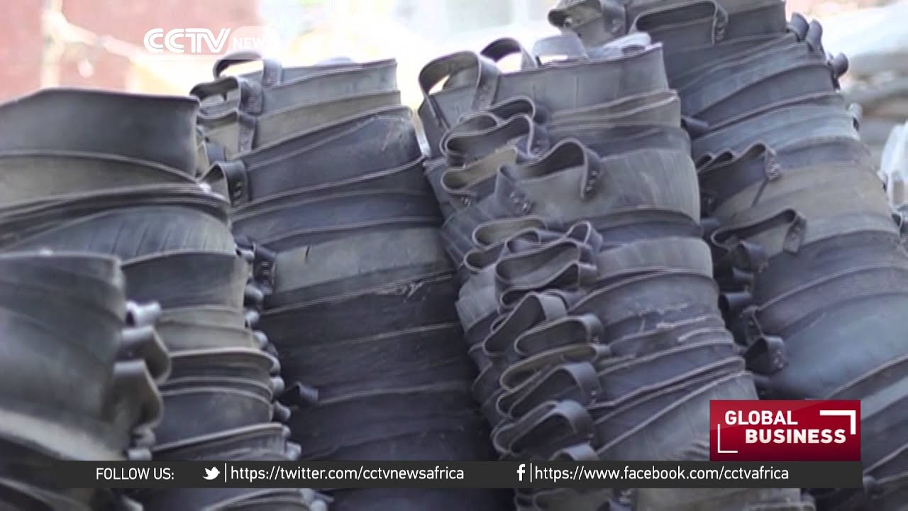 Egyptian village thrives from recycling tyres