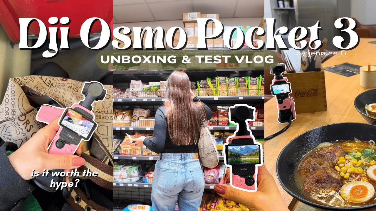 DJI Osmo Pocket 3 Creator Combo Review vs iPhone 15 Pro Camera: Test Vlog & Comparison! - Jenniee G