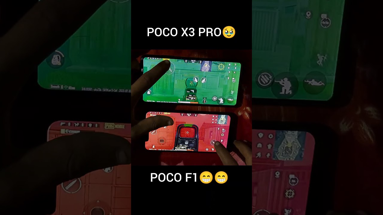 poco x3pro vs poco F1 speed test #pubgmobile