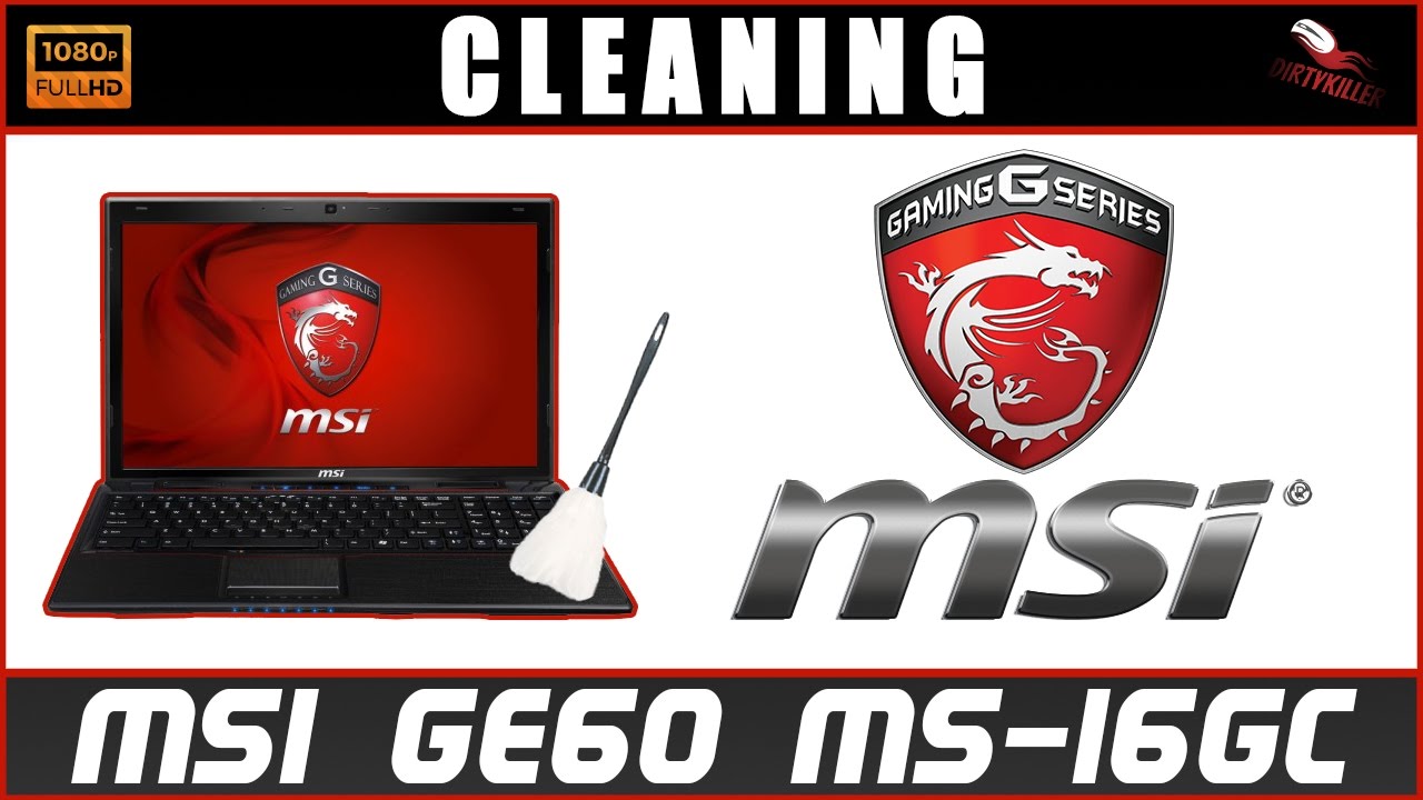 MSI GAMING GE60 (MS-16GC) - Czyszczenie laptopa - Seria 1|#15
