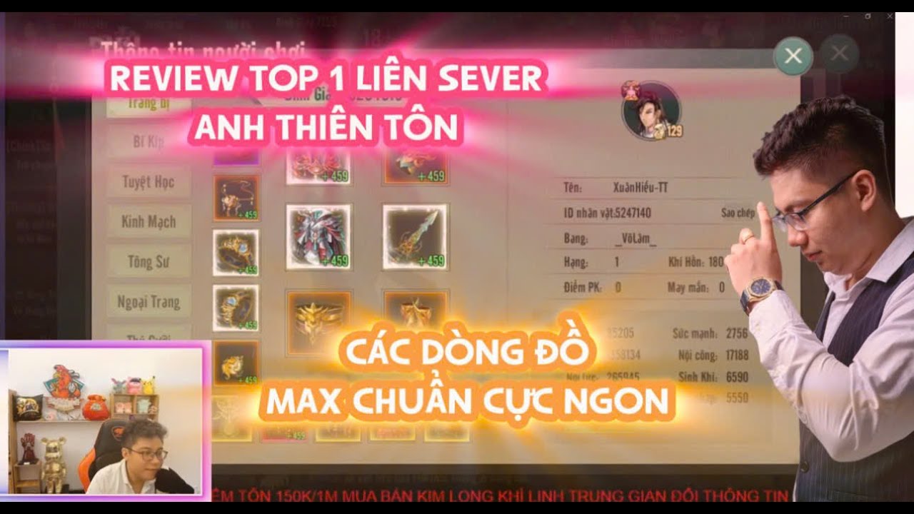 V&Otilde; L&Acirc;M 1 MOBILE : REVIEW TOP 1 LI&Ecirc;N SEVER A THI&Ecirc;N T&Ocirc;N - C&Aacute;C D&Ograve;NG ĐỒ MAX CỰC NGON