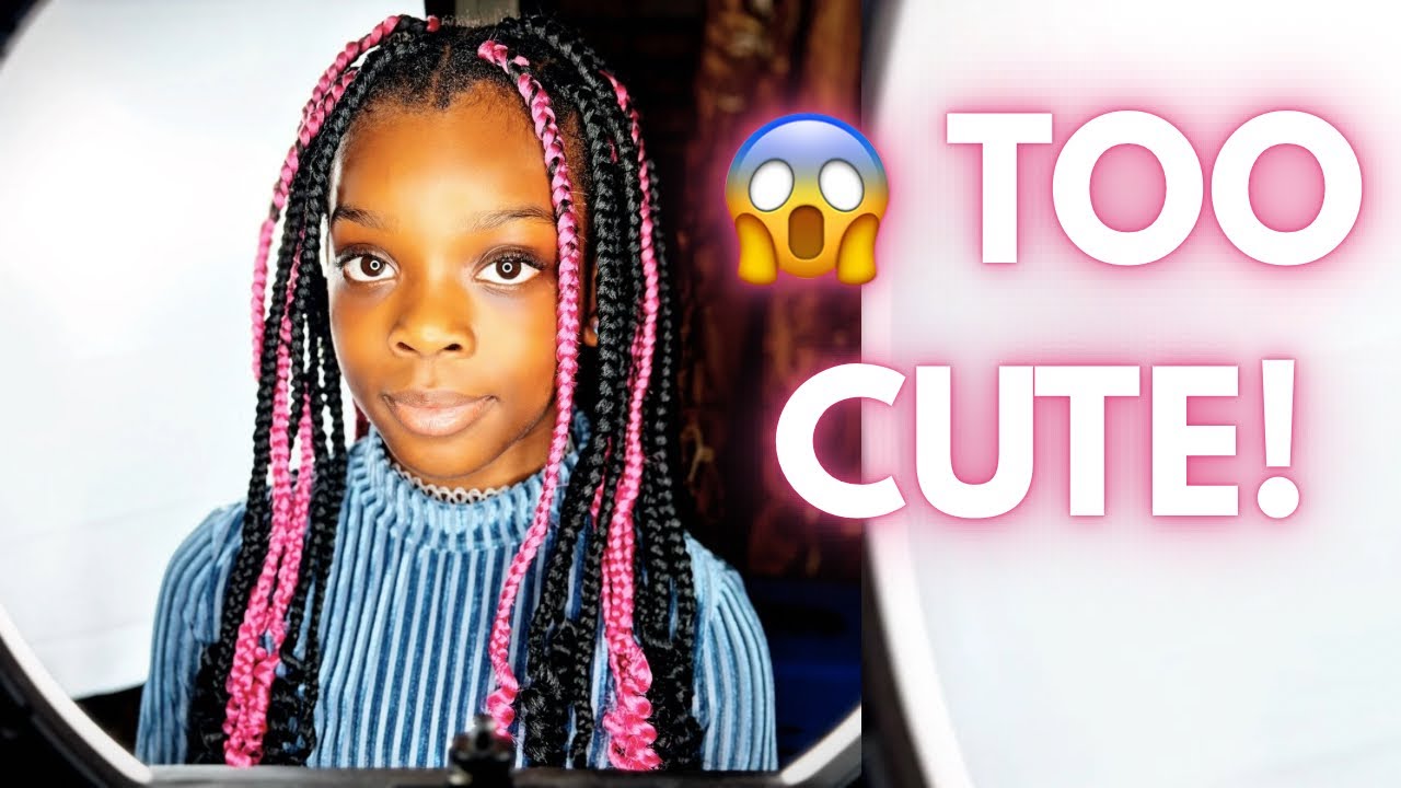 This Box Braids + Curly Ends Style Is TOO Cute 😍