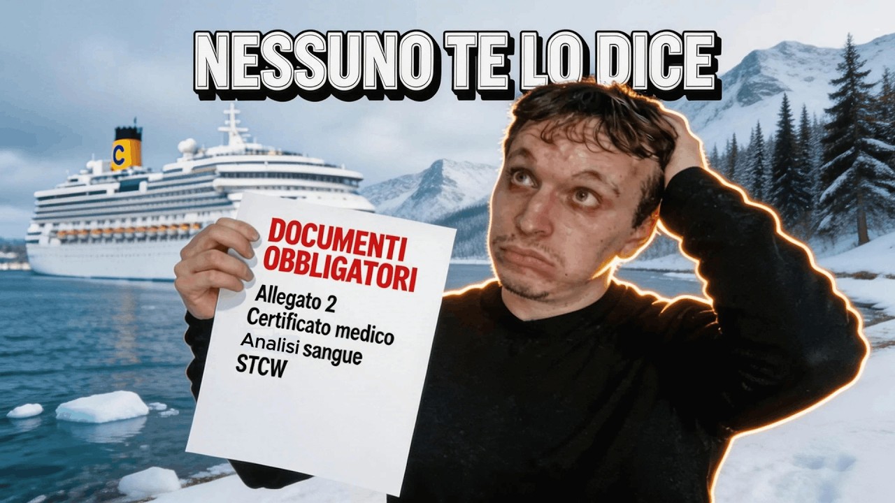 LAVORARE IN NAVE DA CROCIERA: DOCUMENTI OBBLIGATORI CHE NESSUNO TI DICE