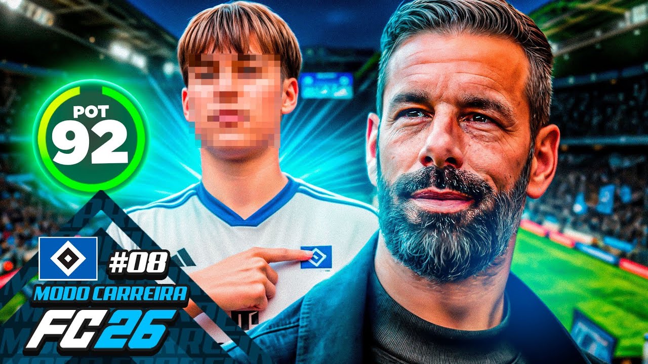 EA FC 26 MODO CARREIRA | O NOVO 10 DO HAMBURGO! ⚽