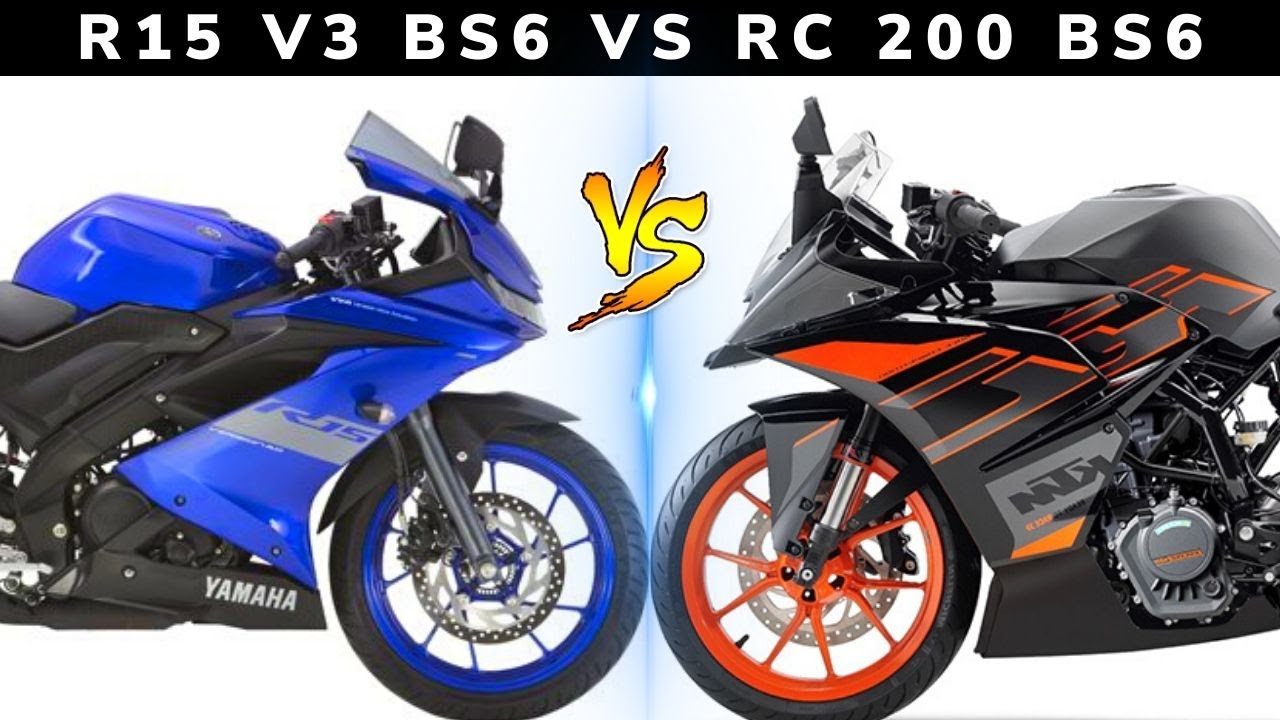 Yamaha R15 v3 Bs6 Vs KTM Rc200 Bs6 Full Comparison || 2020 || Which One Best ??