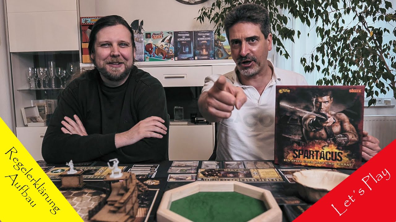 Brettspielfreunde Let´s Play * Wie spielt sich #Spartacus ? * Das große Finale! * ab 16+