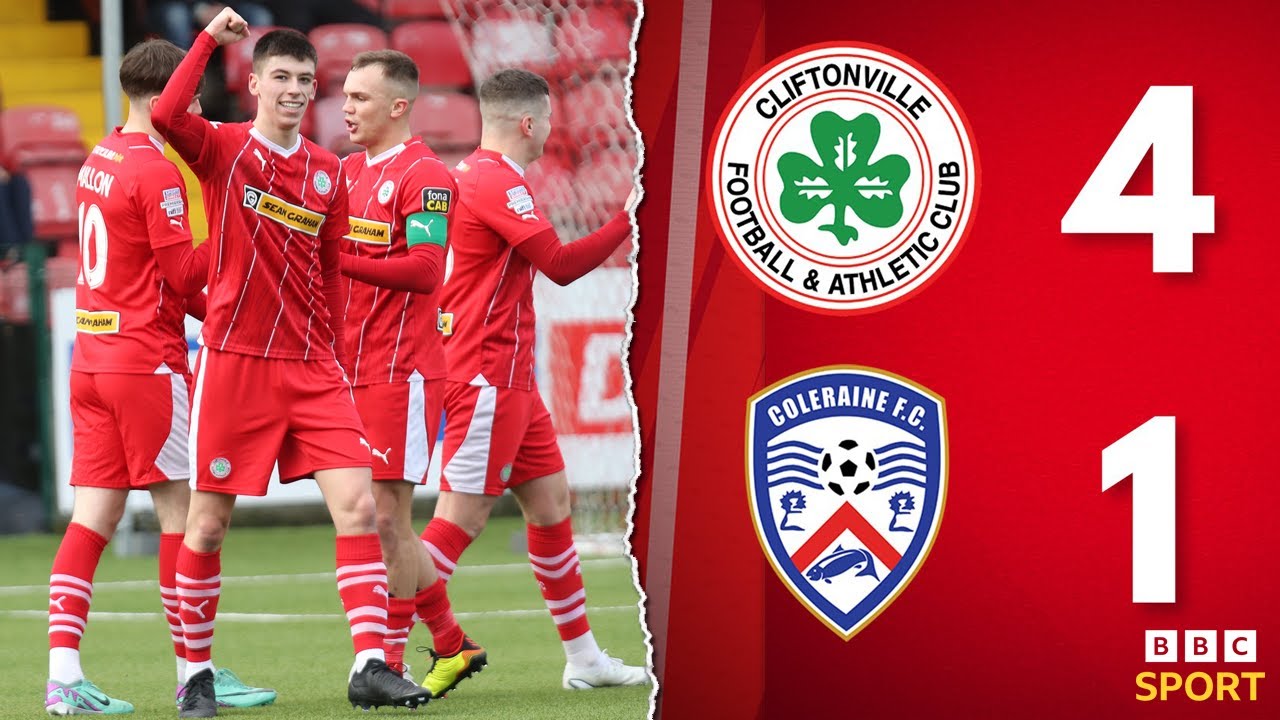 HIGHLIGHTS | Cliftonville 4-1 Coleraine