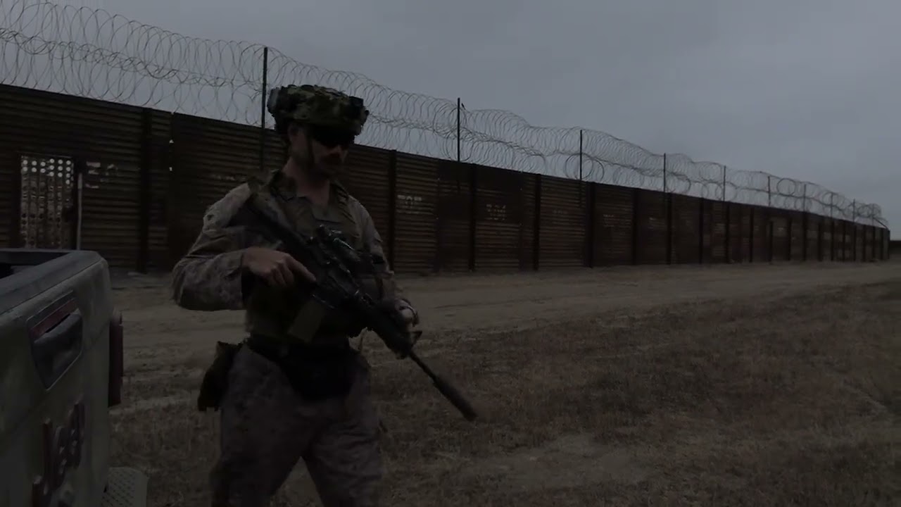 Patrolling the Southern Border with U.S. Marine Corps Cpl. Cole Walters