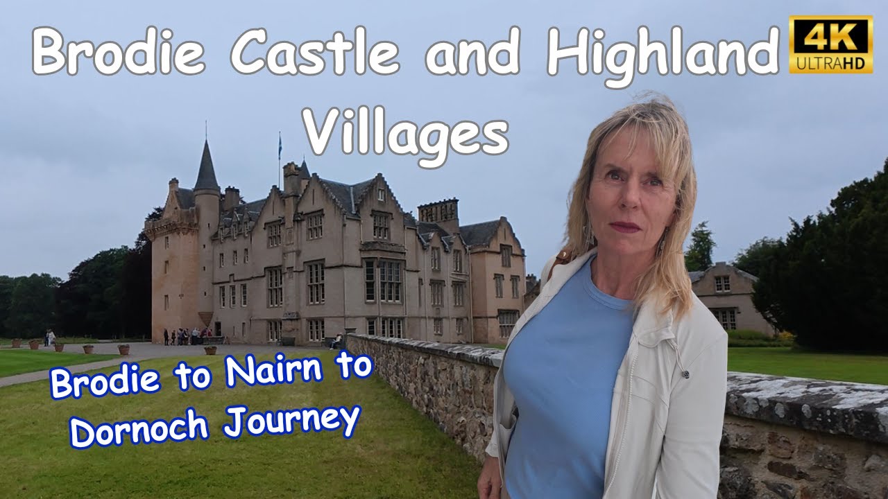 After seeing Brodie Castle we stop in Nairn and drive over Bonar Bridge to Dornoch