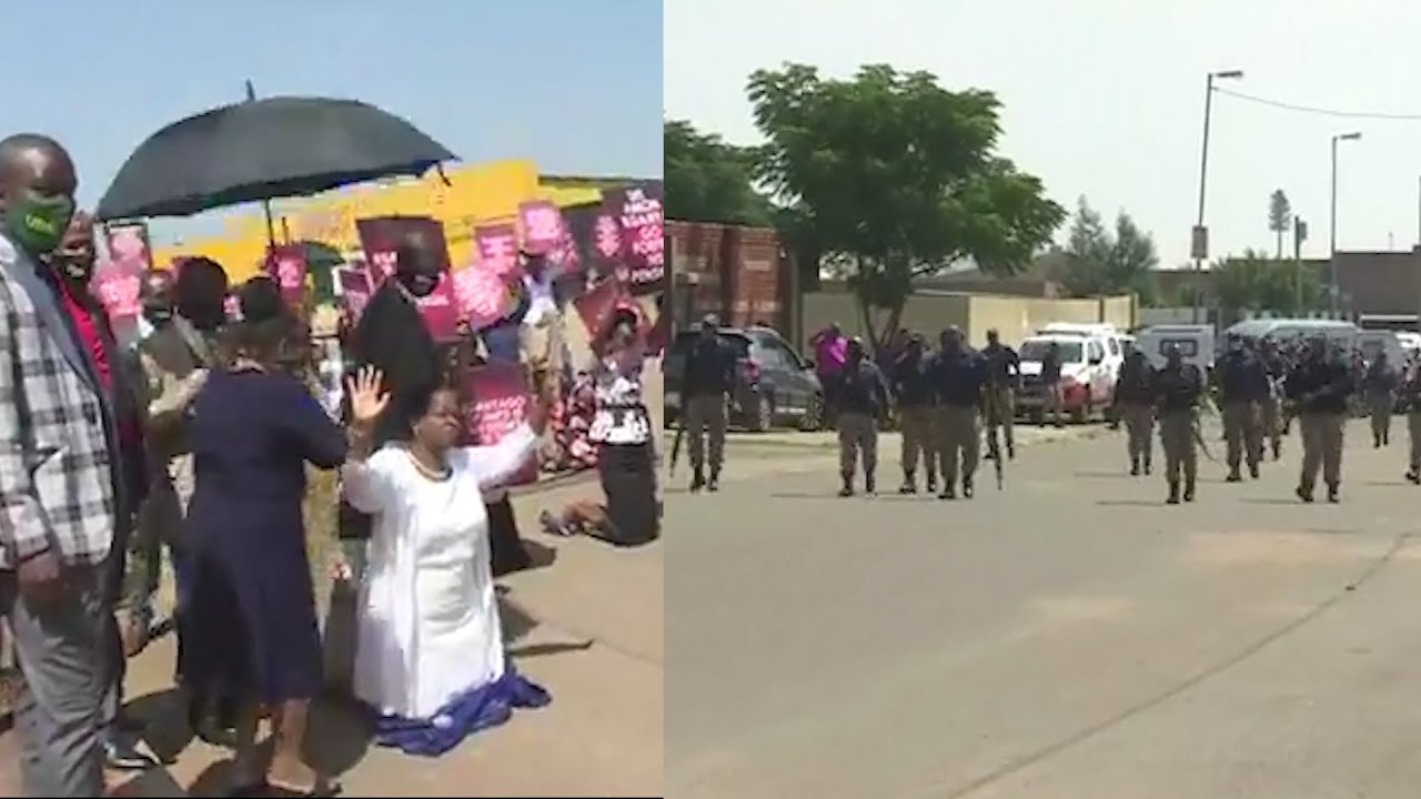 Пастор Мухуба арестован, церковь разграблена полицией за шум, в то время как церковь и полиция на...