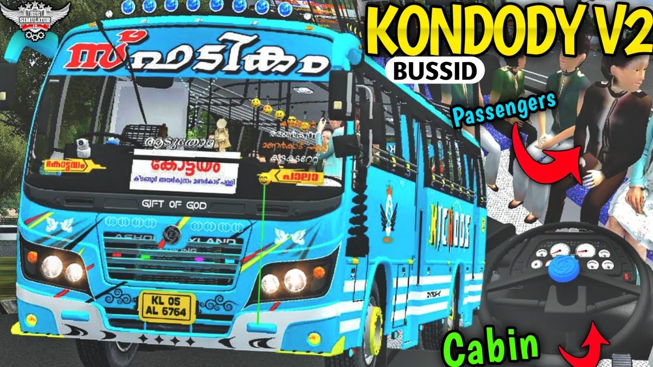 New KERALA PRIVATE BUS For Bus Simulator Indonesia | Free Mod | New Bus Mod For Bussid | #bussidmods