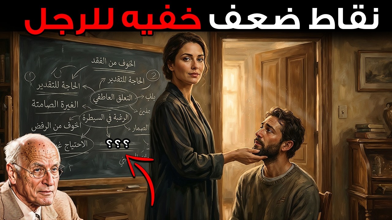 10 نقاط ضعف خفية عند الرجل يجب على المرأة معرفتها الآن l كارل يونج