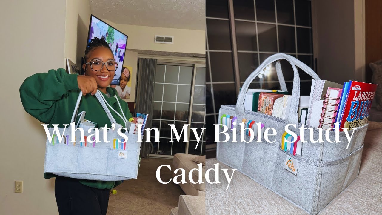 What's in my Bible Study Caddy| Bible Study Tools