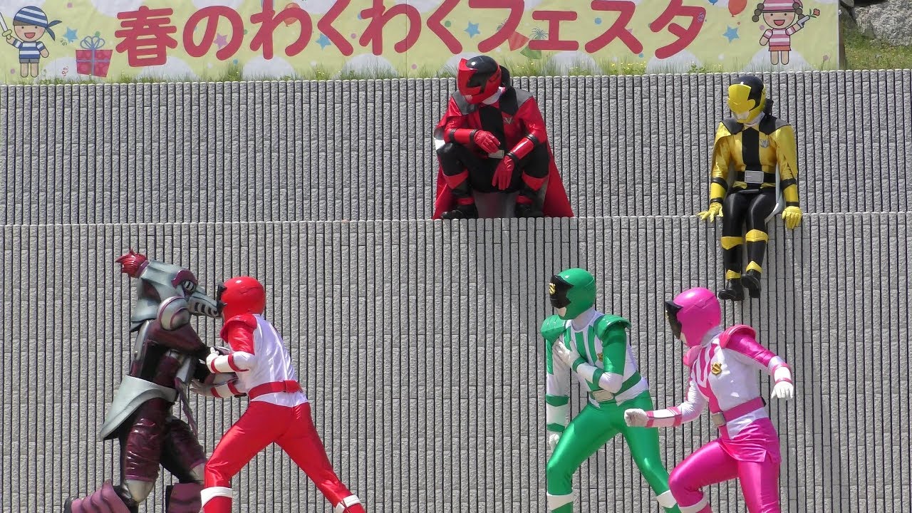 【4K】快盗戦隊ルパンレンジャーVS警察戦隊パトレンジャーショー【後方撮影】Kaitou Sentai Lupinranger VS Keisatsu Sentai Patranger