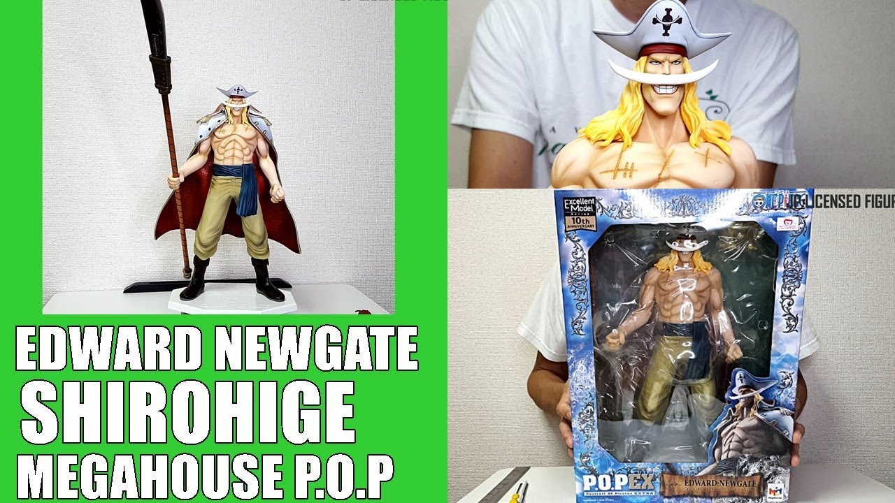 SHIROHIGE EDWARD P.O.P EX Figure One Piece MegaHouse Unboxing