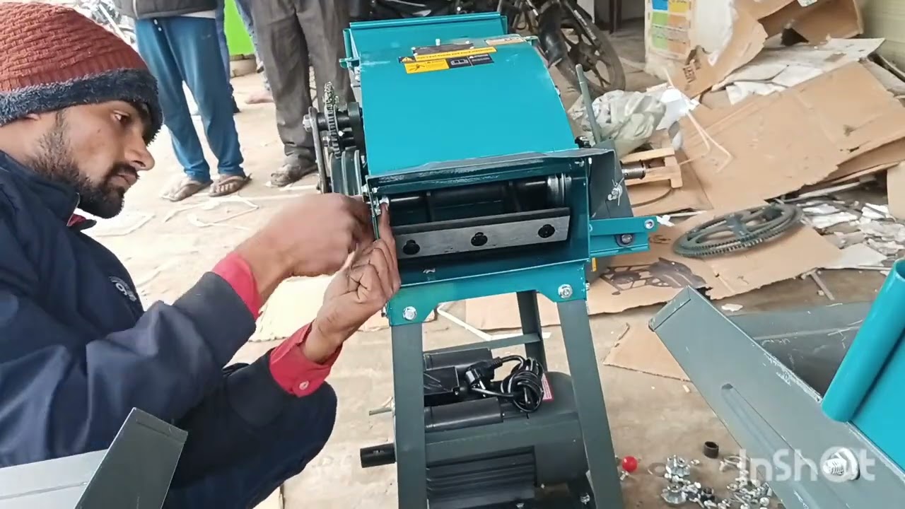 chhara machine ।। चारा मशीन की फिटिंग