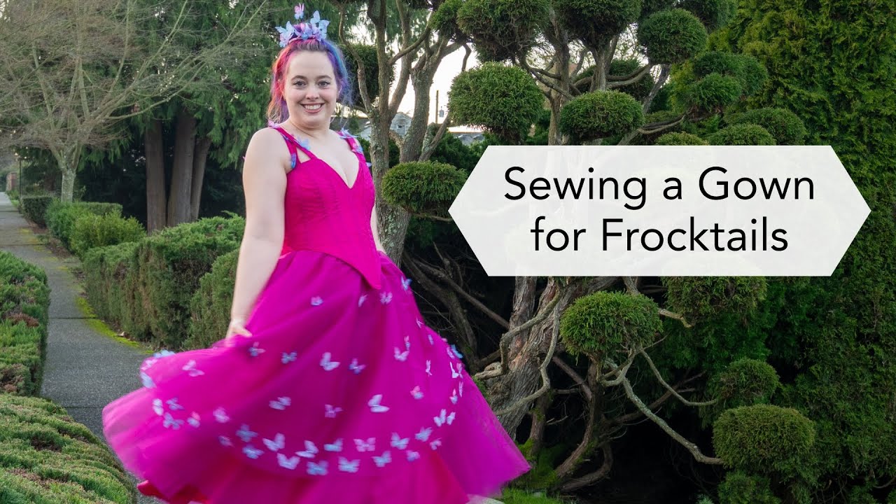 Sewing a butterfly gown for Frocktails | Sewing project & Sew-along