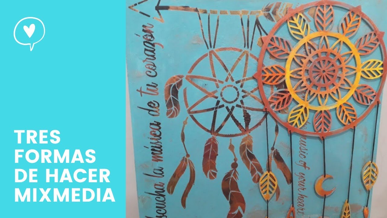 Técnica  Mix media. 3 ideas diferentes y con lo que tenemos en casa gracielaherman