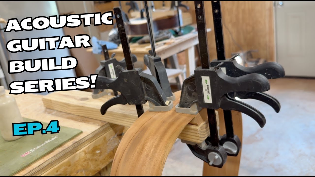 Acoustic Guitar Build Series | Episode 4 (Gluing the Blocks)