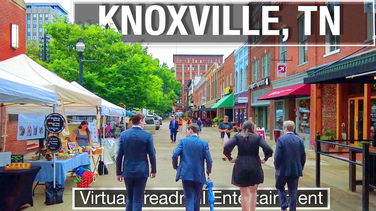 Downtown Knoxville, TN Walking Tour - Virtual Treadmill Walking Tour
