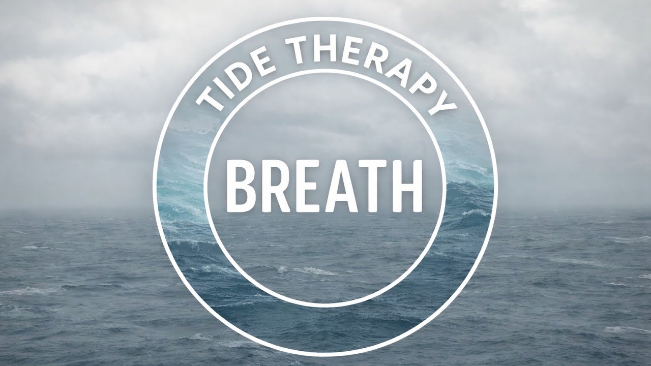 BREATH – Real Ocean View 🌊 + AI Relaxing Ambience | Misty Cloudy Sea