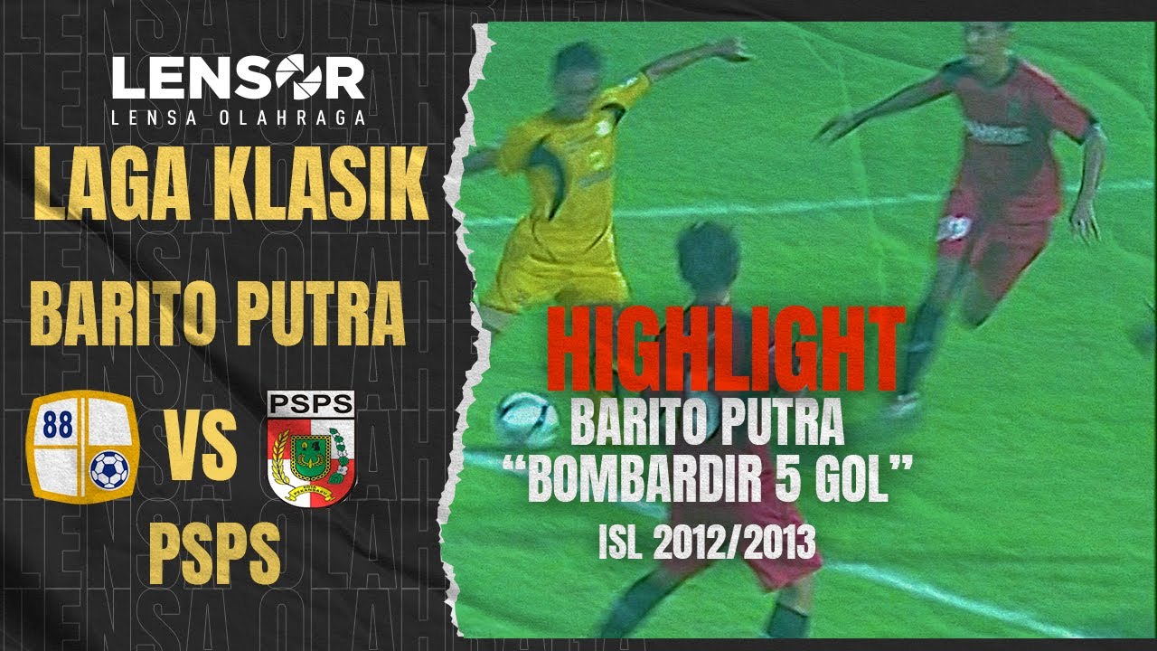 Luar Biasa! Barito  Bombardir  Pertahanan PSPS 7 Gol Tercipta! Barito Putra VS PSPS! ISL 2012/2013