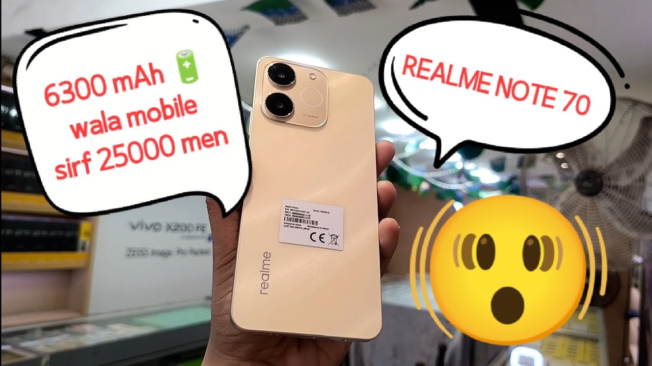 Realme Note 70 unboxing available (Whatsapp #03242918633)