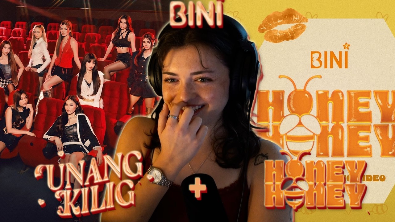 Reaction to BINI | 'Unang Kilig' Official Music Video + 'Honey Honey' Official Lyric Video