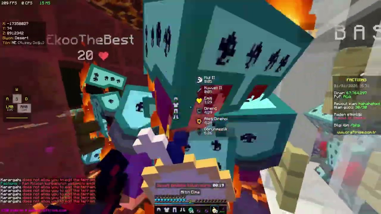 CR FACTİONS EDİT AVI FLOKO SPONSORLU [10]  #craftrise #factions #pvp