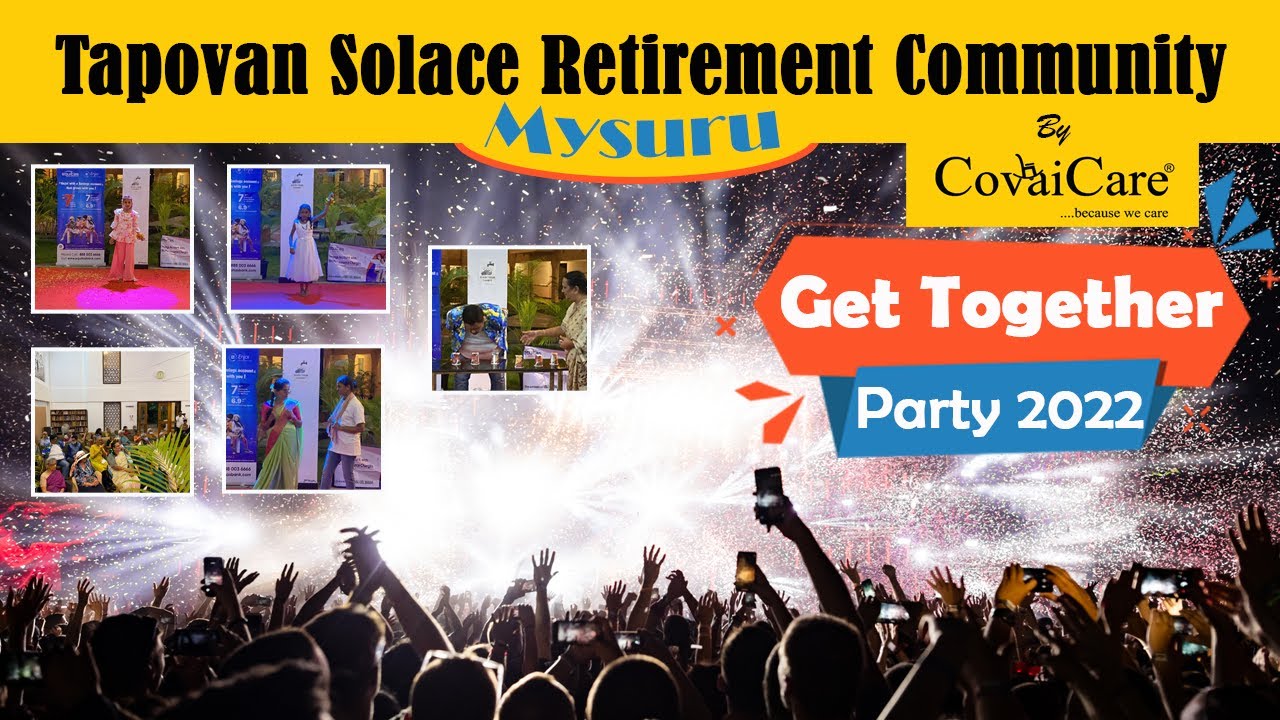 Get Together Party Celebrations At Tapovan Solace Retirement Community By CovaiCare in Mysuru