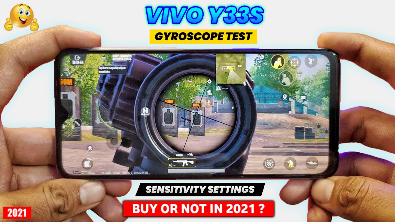 Vivo Y33s Pubg Gyroscope Test Full Review 2021 | vivo y33s gyroscope test