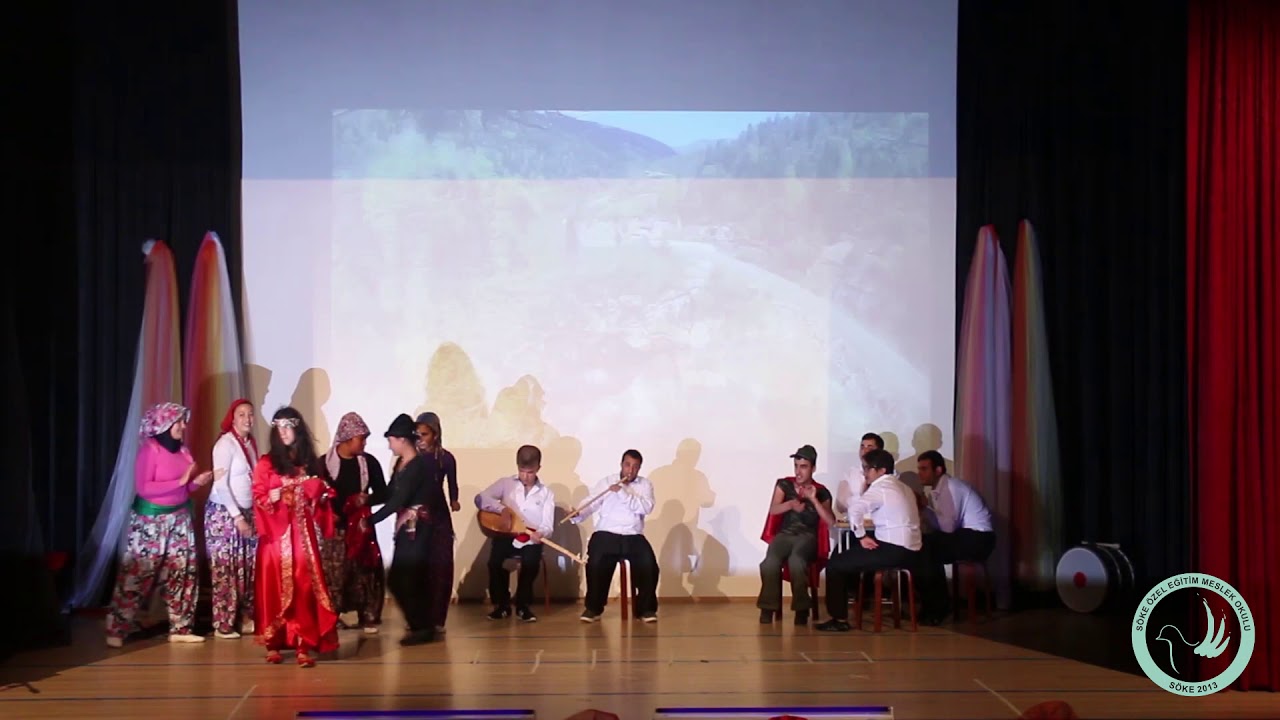 Söke Özel Eğitim Meslek Okulu Anadoludan Geldik Folklör Gösterisi