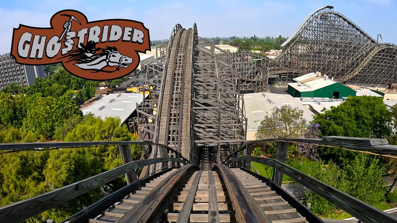 Ghostrider Front Row POV | California’s Best Wooden Roller Coaster! Knott's Berry Farm