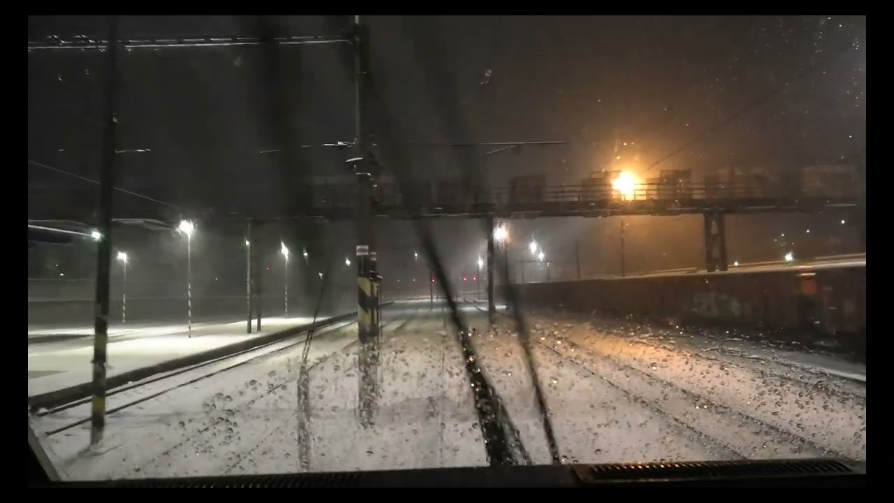 Čadca - Přerov první sníh 23. 11.