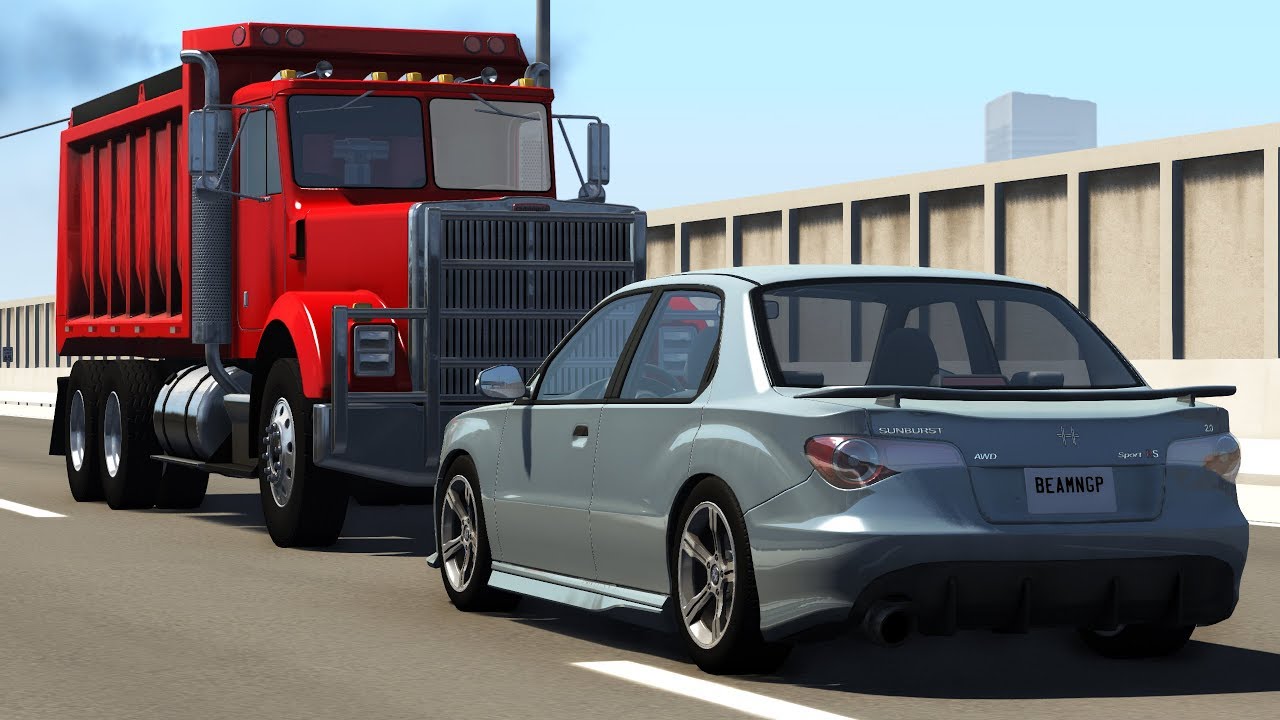 Head-on Collision Crashes Compilation #3 - BeamNG Drive - HD