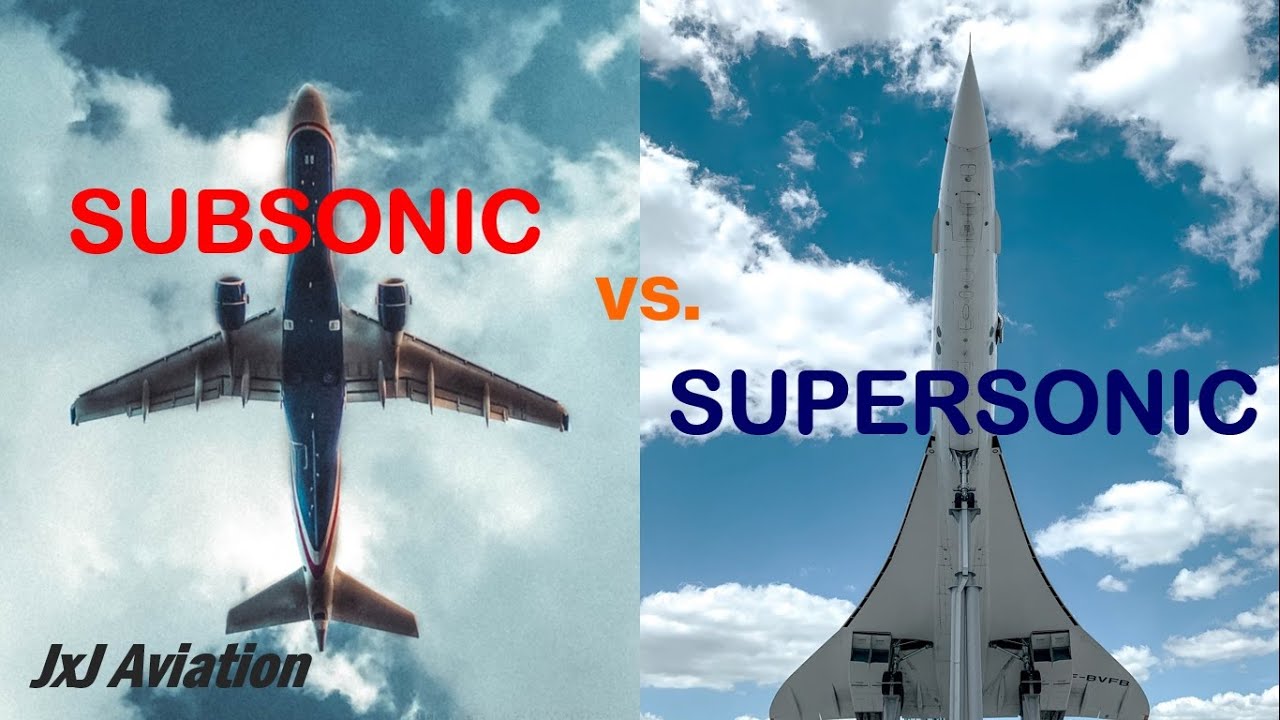 Comparison of Subsonic & Supersonic Aircraft| Shock Waves| Designing Commercial Supersonic Aircraft!