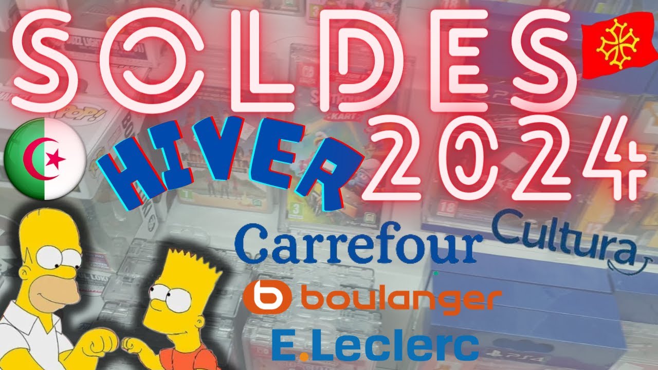 Soldes d'hiver 2024 en jeux vidéo a Toulouse Nintendo Switch PS4 PS5 XBOX #soldes #jeuxvidéo