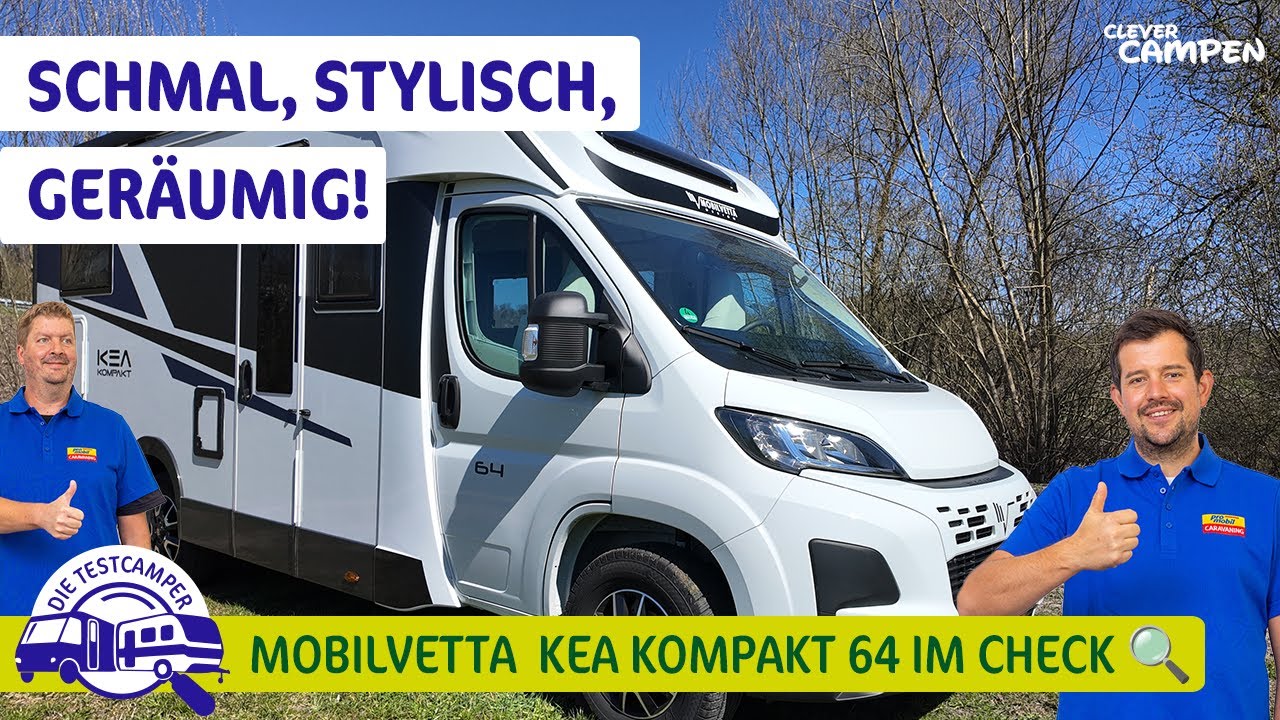 Schmaler Ti mit italienischem Design & großer Garage? 😲 Mobilvetta Kea Kompakt 64!